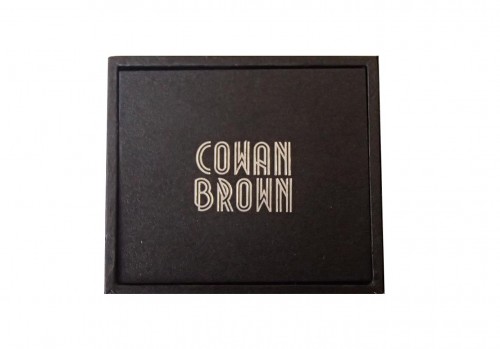 COWAN BROWN Revolving Lid Box