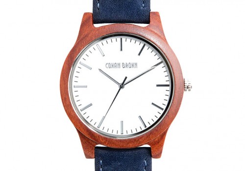Hudson wood watch